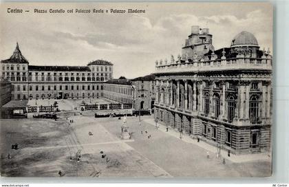 10100 Torino Turin - Piazza Castello col Palazzo Reale e Palazzo Madama... - 10418195