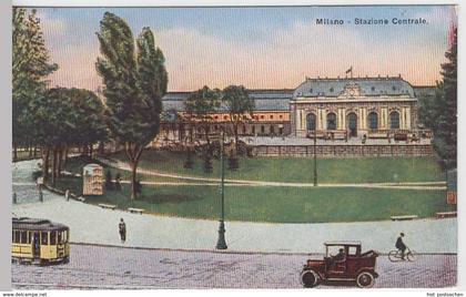 (32294) AK Mailand, Milano, Zentralbahnhof, vor 1945