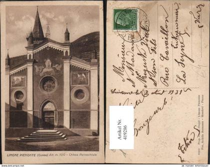 419286,Piemonte Cuneo Limone Piemonte Chiesa Parrocchiale Kirche