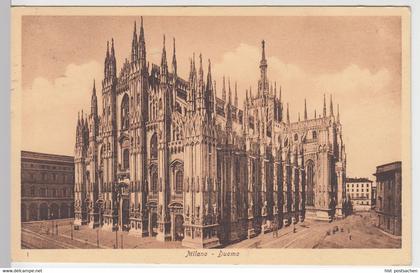 (52995) AK Milano, Mailand, Dom, Duomo, vor 1945