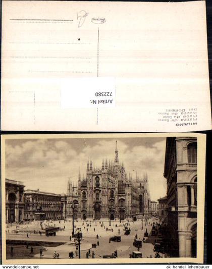 722380 MILANO Piazza del Duomo Gemeinde Mailand Bez. Mailand