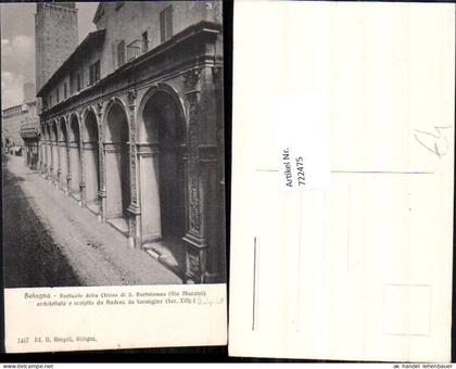 722475 Bologna Porticato della Chiesa di S. Bartolomeo (Via Mazzini) Bologna, Comune di Bologna