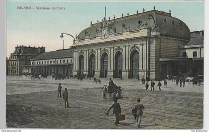(80631) AK Milano, Mailand, Stazione Centrale, vor 1945
