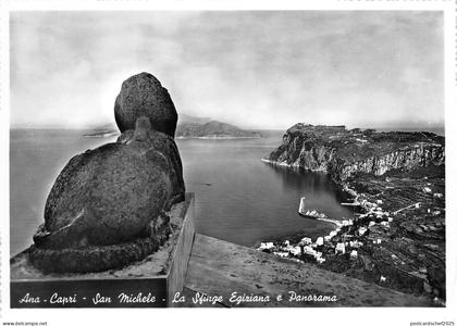 BF34116 la sfinge eguzuana e panor  ana capri san michelle italy front/back scan