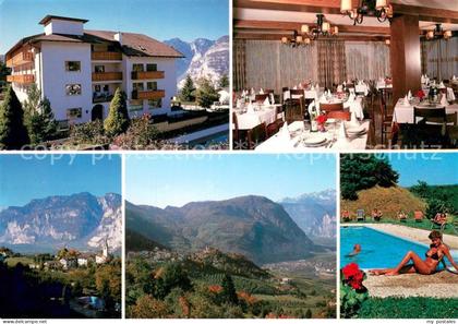 Buchholz Salurn Pension Buchholz Gastraum Panorama Schwimmbad