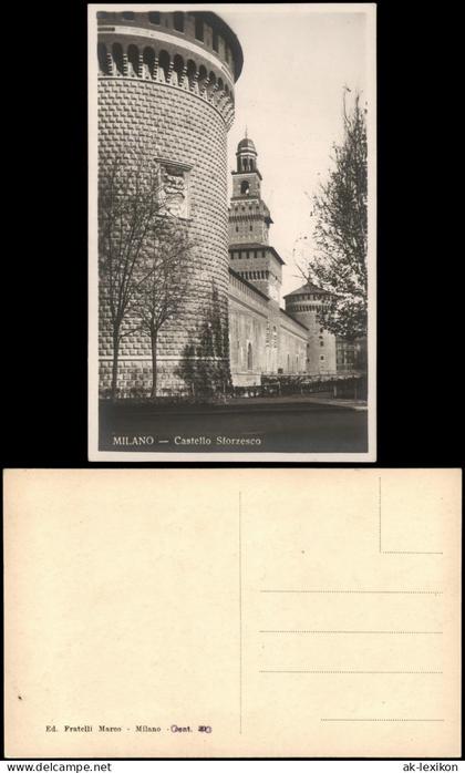 Cartoline Mailand Milano Castello Sforzesco 1940