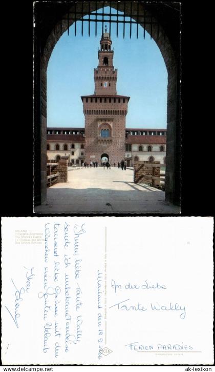 Cartoline Mailand Milano Castello Sforzesco 1966