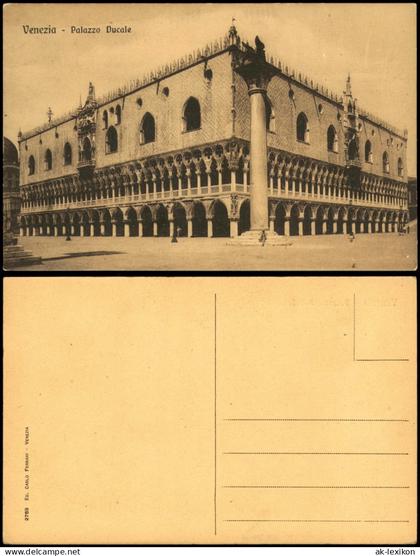 Cartoline Venedig Venezia Venezia Palazzo Ducale 1914