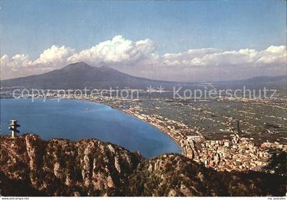 Castellammare di Stabia Blick vom Berg Faito