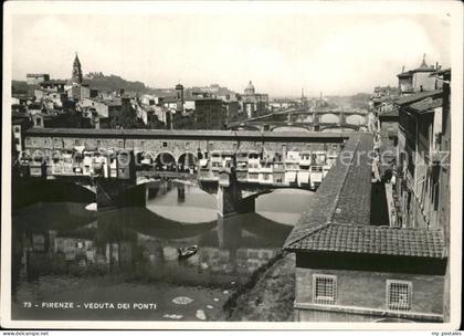 Firenze Florenz Veduta del Ponti