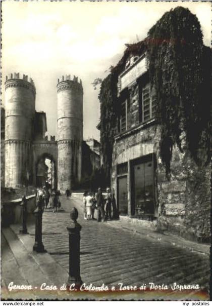 Genova Genua Liguria Genova  ungelaufen ca. 1965