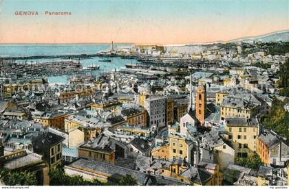 Genova Genua Liguria Panorama