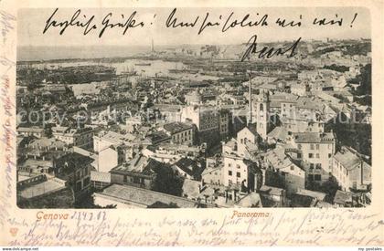 Genova Genua Liguria Panorama