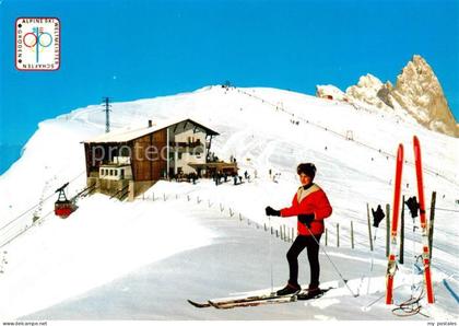 Groeden St Ulrich-Groeden Suedtirol IT Berghuette Skigebiet Dolomiten