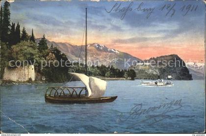 Lecco Villa Serbelloni vista dal Lago di Lecco