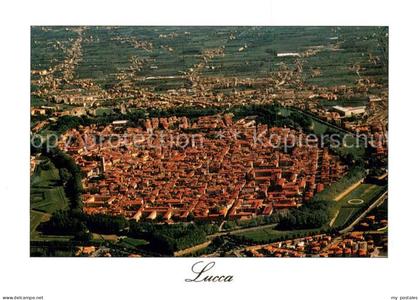 Lucca Toscana IT Fliegeraufnahme