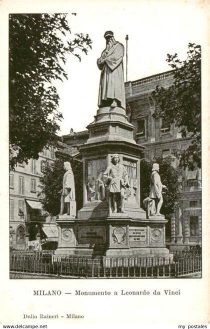 Milano Mailand IT Monumento a Leonardo da Vinci
