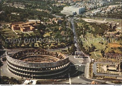 Roma Rom Fliegeraufnahme Kolosseum