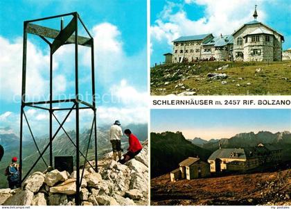 Schlernhaeuser 2457m Bolzano Rifugio Bolzano Schlerngebiet Dolomiten