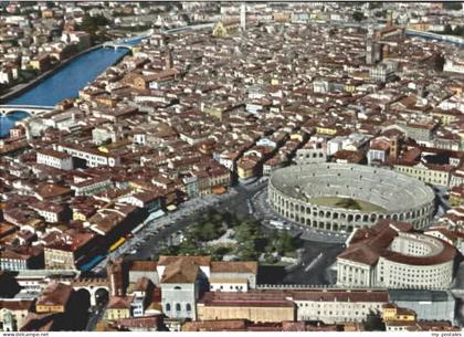 Verona Veneto Verona Fliegeraufnahme