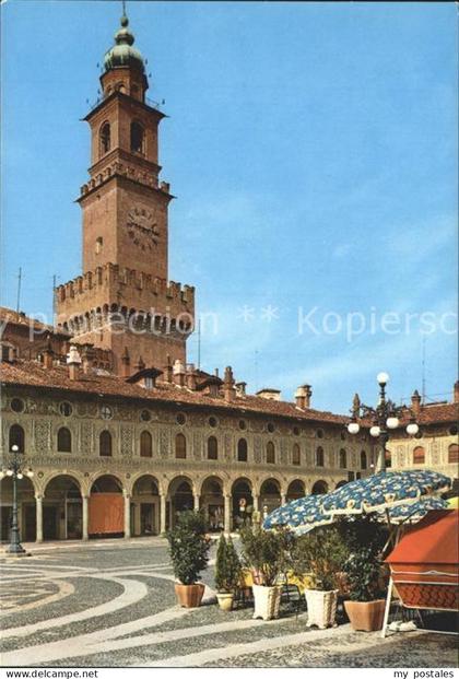 Vigevano Turm der Bramante am Herzogplatz
