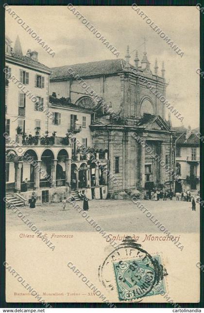 Torino Moncalieri cartolina QK1626