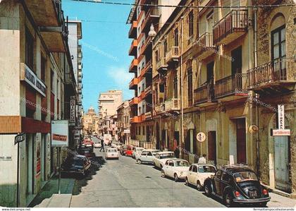 dz391 cartolina mazara del vallo,corso diaz, provincia di trapani