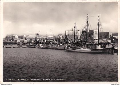 MARSALA: Panorama parziale - scalo pescherecci