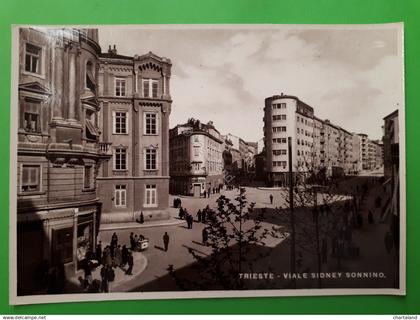 Cartolina - Trieste - Viale Sidney Sonnino - 1940 ca.
