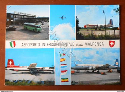 Cartolina Aeroporto Intercontinentale della Malpensa - 1964