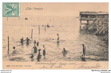 BBSP8-0741-ITALIE - LIDO-VENEZIA - Stabilimento Bagni - Riparto Uomini