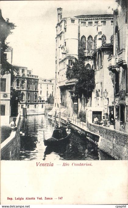 Italia - Italie - Italy - Venice - Venezia - Rio Contarini - CPA