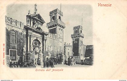 Italy Venice Venezia Entrata dell' Arsenale vintage postcard