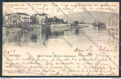 Verbania Baveno cartolina ZQ6946