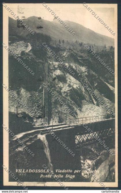 Verbania Villadossola cartolina ZQ8755