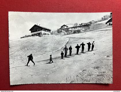 Cartolina - Valsesia - Scopello - Alpe Mera - Campo corsi di Sci - 1959