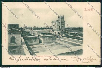 Vercelli Santhià cartolina QK5033