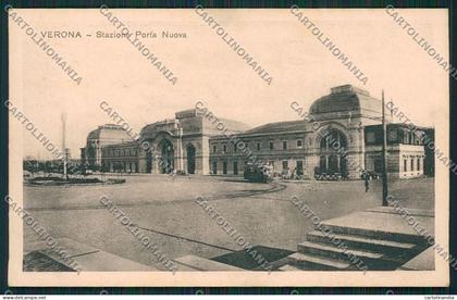 Verona Città Stazione Porta Nuova cartolina ZC3412