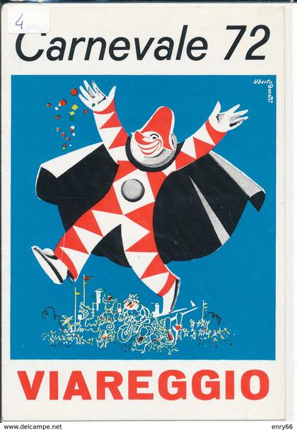 VIAREGGIO - CARNEVALE 1972 ILLUSTRATORE  UBERTO BONETTI