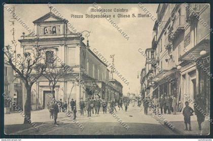 Vibo Valentia città PIEGHINA STRAPPO cartolina MV8828