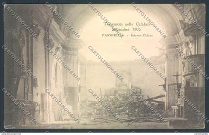 Vibo Valentia Parghelia Terremoto cartolina ZB2746