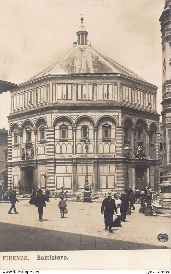 Italy Firenze Florence Battistero vintage postcard