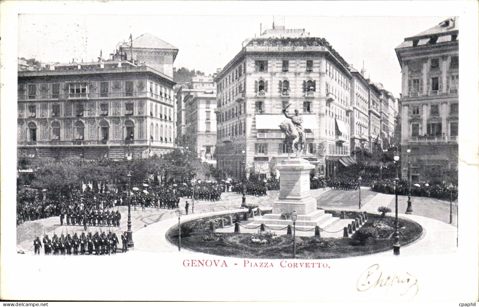 Italy - Italie - Genova - Genoa - Piazza Corvetto -CPA