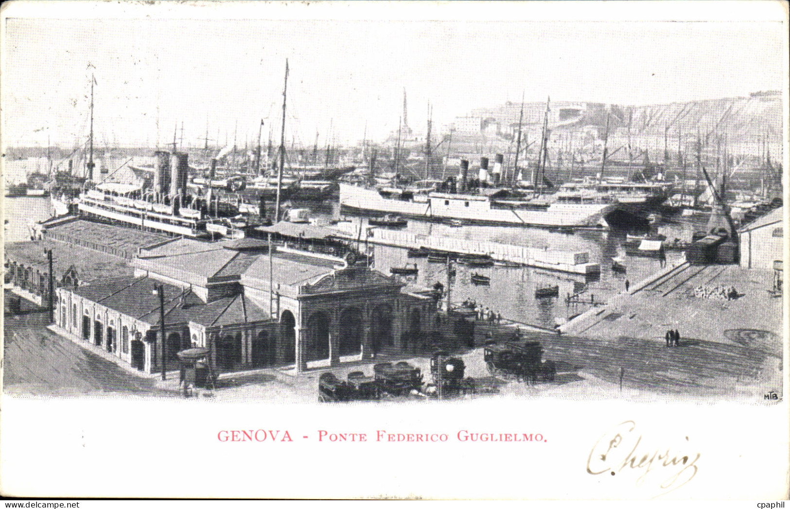 Italy - Italie - Genova - Genoa - Ponte Federico Guglielmo - CPA