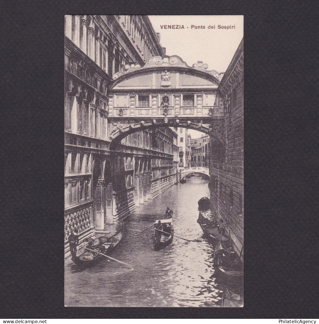 ITALY, Postcard, Venice, Bridge of Sighs, Unused