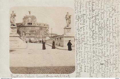 Roma - Ponte Sant'Angelo - Castel Sant'Angelo - carte photo