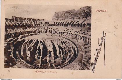 ITALIE - ITALIA - ROME - ROMA - COLISEE - COLOSSO  1900