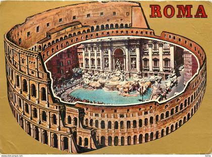 ROMA COLISEE  FONTANA DI TREVI