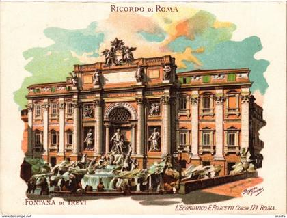 CPA ROMA Fontana di Trevi ITALY (552731)