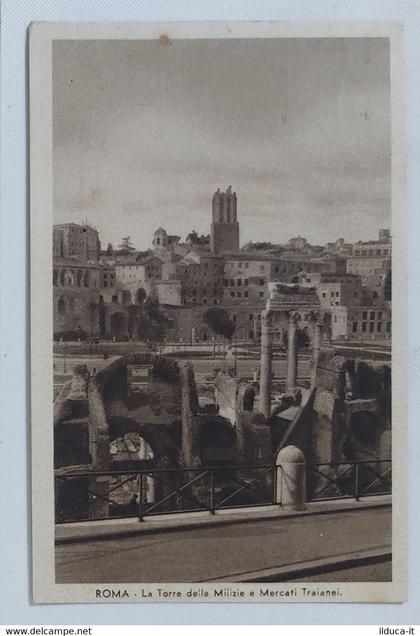 21451 Cartolina - Roma - Mercati traianei - VG 1936